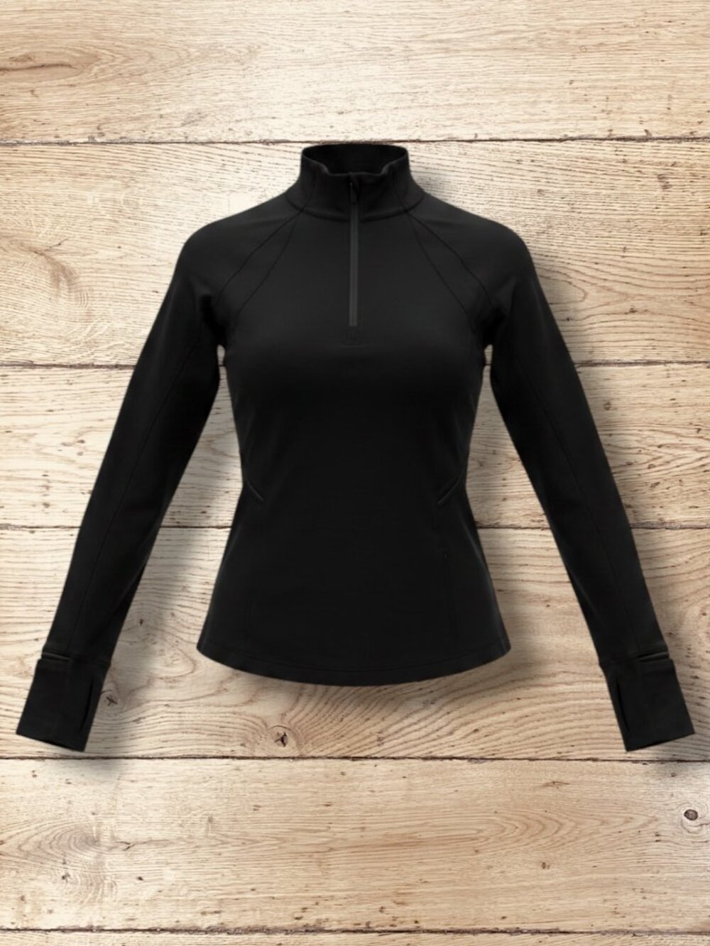 Vintage Lululemon Black Full Zip Athletic Jacket 4